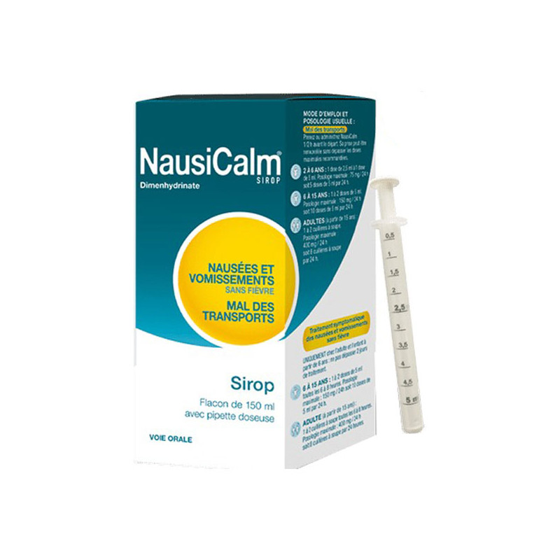 Brothier NausiCalm Sirop nausées et vomissements 150ml