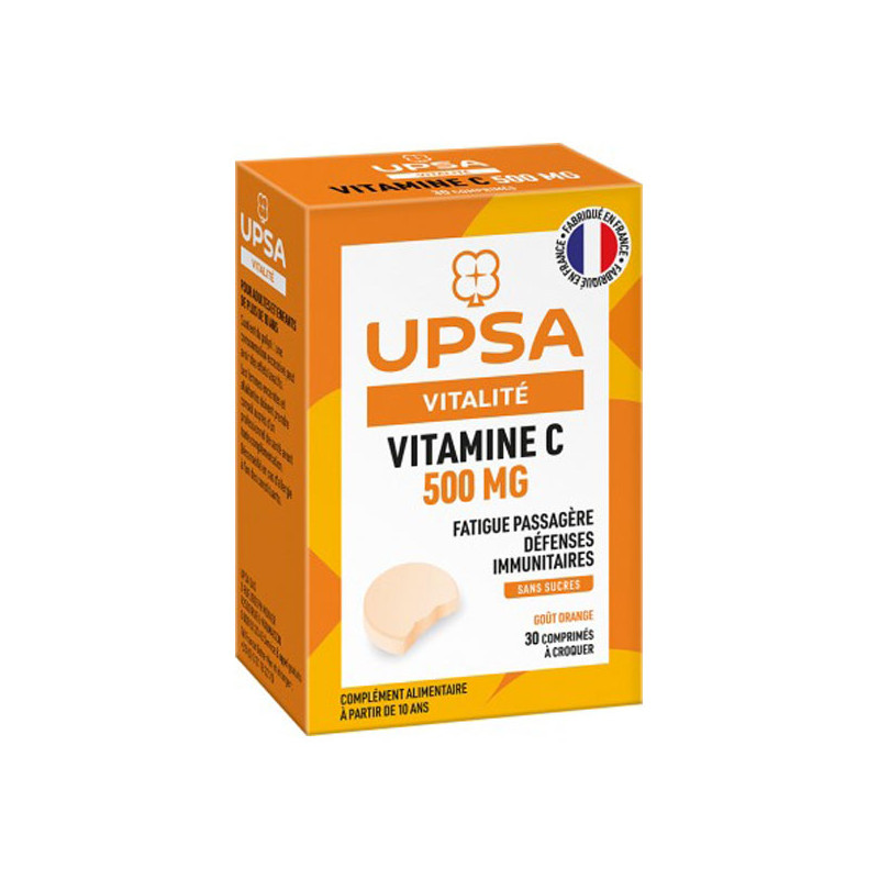 Upsa Vitamine C 500mg 30 comprimés à croquer