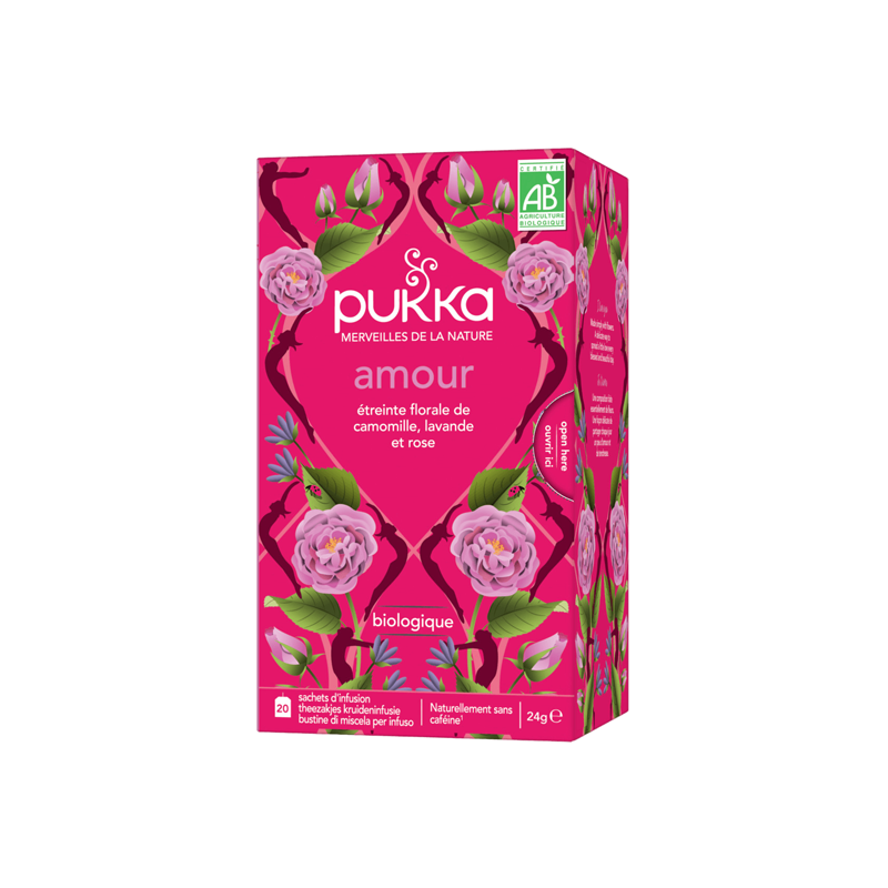 Pukka infusion amour bio 20 sachets