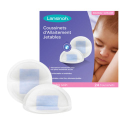 Lansinoh coussinets d’allaitement jetables blueLock 24 pièces