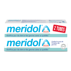 Meridol dentifrice soin des gencives irritées 2x75ml