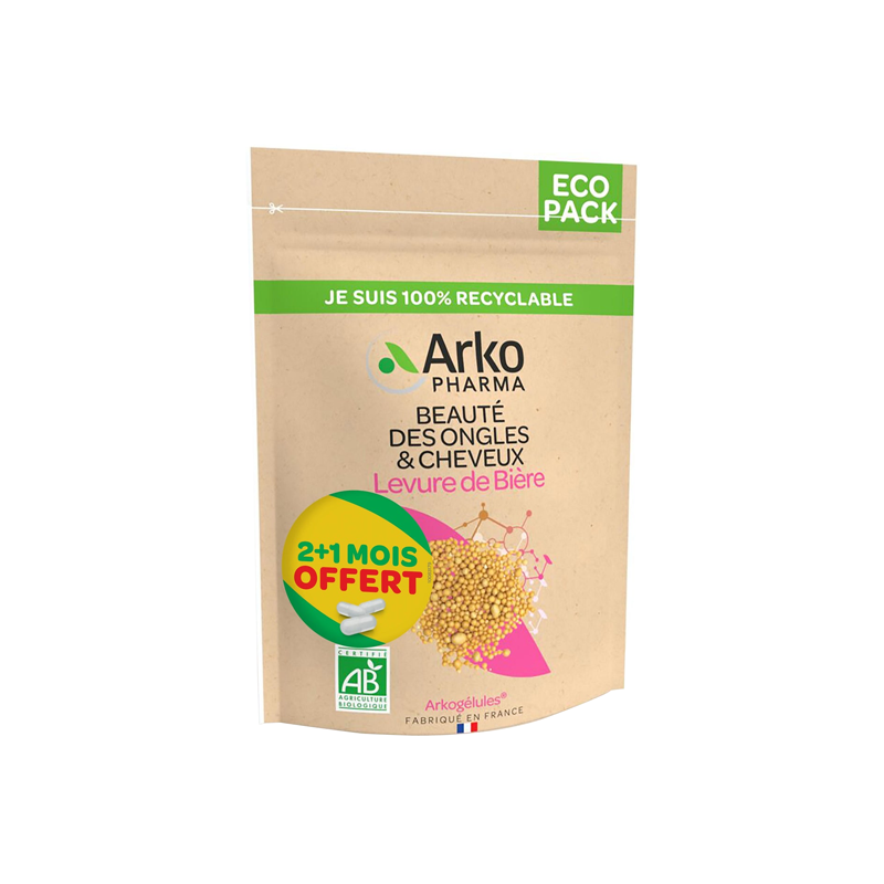 Arkopharma Arkogélules Levure de Bière bio écopack 270 gélules