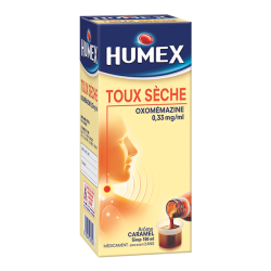 Humex Sirop Toux Sèche Oxomémazine 0,33mg/ml 150ml