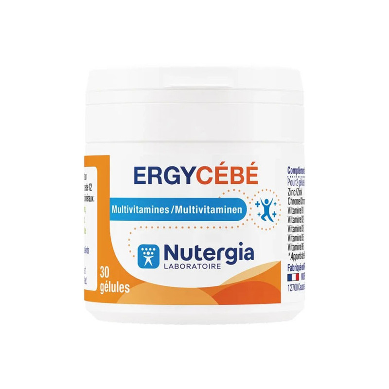 Nutergia Ergycébé Multivitamines 30 gélules