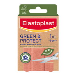 Elastoplat Green & Protect pansement 10 bandes à découper 10x6cm