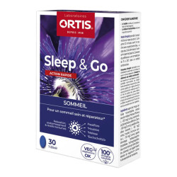 Ortis Sleep & GO sommeil 30 comprimés