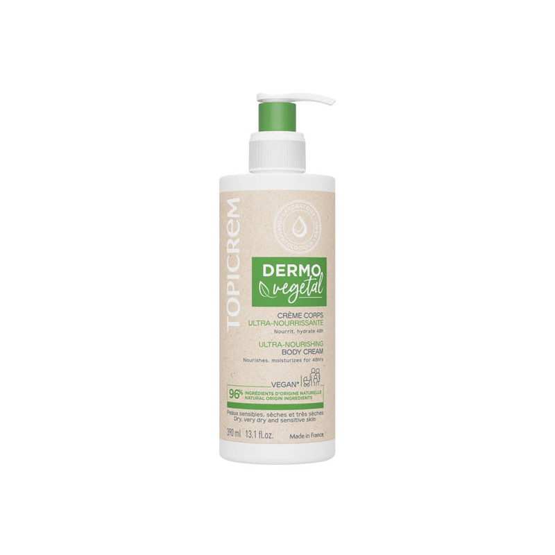 Topicrem Dermovegetal Crème corps ultra-nourrissante 390ml