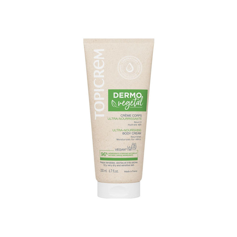 Topicrem Dermovegetal Crème corps ultra-nourrissante 200ml