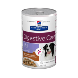 Hill's Prescription Diet I/D Allégé santé digestive chien adulte 12 mijotés poulet et légumes de 354gr