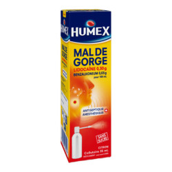 Humex Mal de gorge collutoire flacon pressurisé 35ml