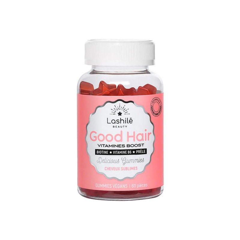 Lashilé Good Hair Vitamines Boost cheveux sublimes 60 gummies