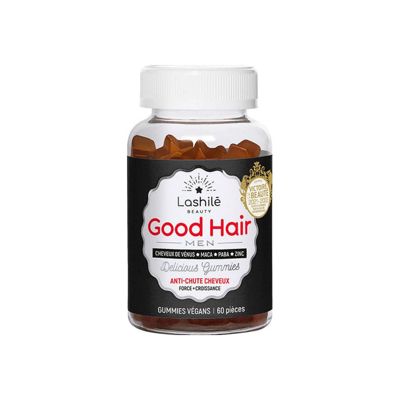 Lashilé Good Hair Men anti-chute 60 gummies