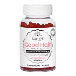 Lashilé Good Hair Women anti-chutes 60 gummies