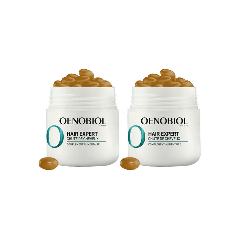Oenobiol Hair Expert Chute des cheveux lot de 2x60 capsules