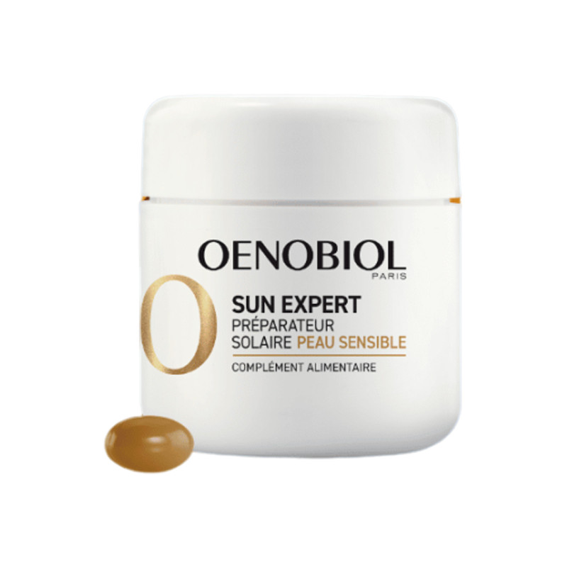 Oenobiol Sun Expert Préparateur solaire peau sensible 30 capsules