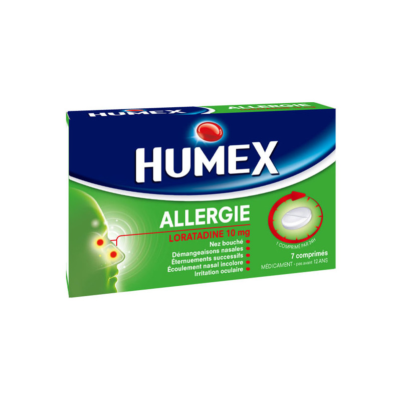 Humex Allergie Loratadine 10mg 7 comprimés