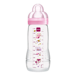 MAM Easy Active Biberon 6 mois+ rose 330ml