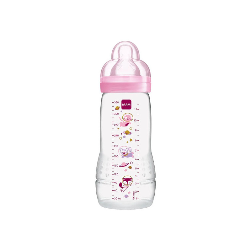 MAM Easy Active Biberon 6 mois+ rose 330ml