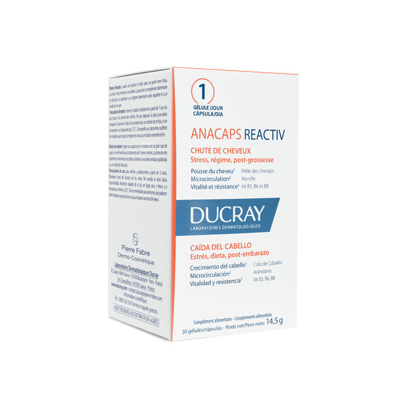 Ducray Anacaps Reactiv 90 gélules