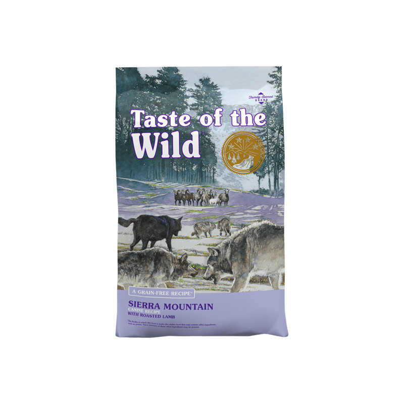 Taste of the Wild Sierra Mountain Chien croquettes agneau 2kg