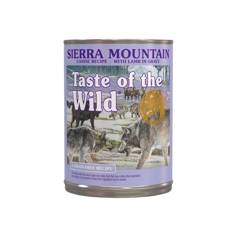 Taste of the Wild Sierra Mountain Chien pâtée à l'agneau 390gr