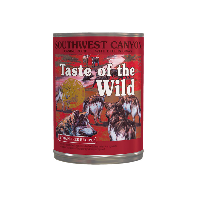 Taste of the Wild Southwest Canyon Chien pâtée boeuf 390gr