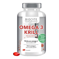 Biocyte Longevity Omega 3 Krill 90 capsules
