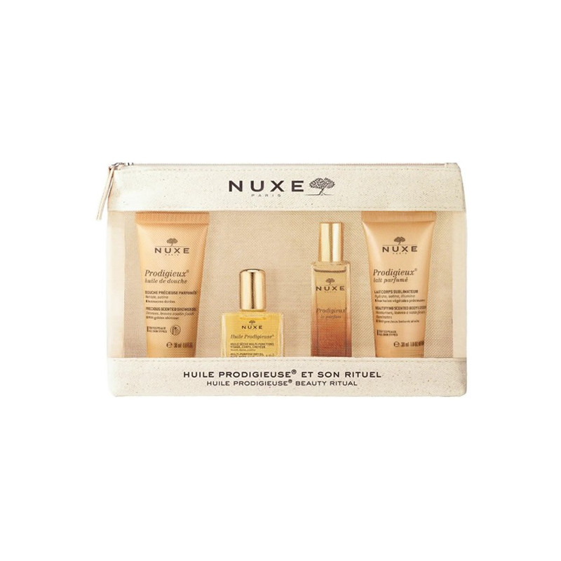 Nuxe Trousse Huile Prodigieuse et son rituel