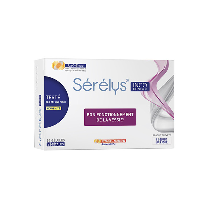Sérélys IncoControl Bon Fonctionnement de la Vessie 30 gélules végétales