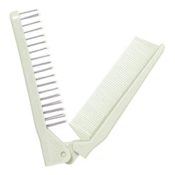 Plic Care Peigne brosse à cheveux pliable vert