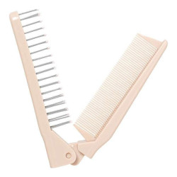 Plic Care Peigne brosse à cheveux pliable beige