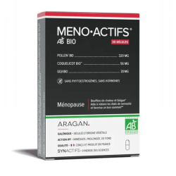 Aragan Synactifs MenoActifs Ménopause bio 30 gélules