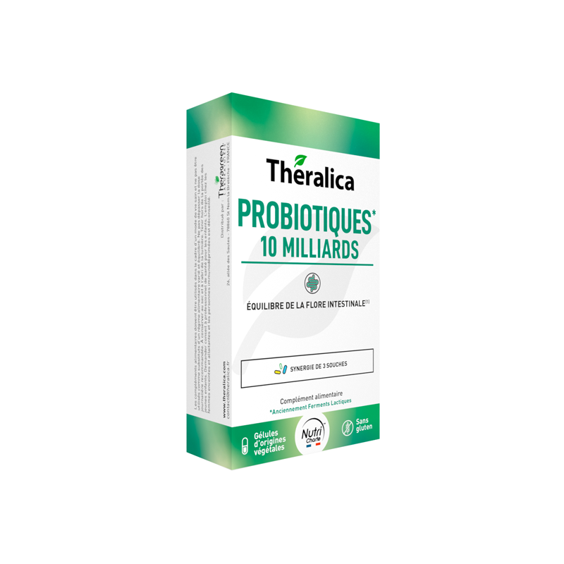Théralica Probiotiques 10 milliards 30 gélules