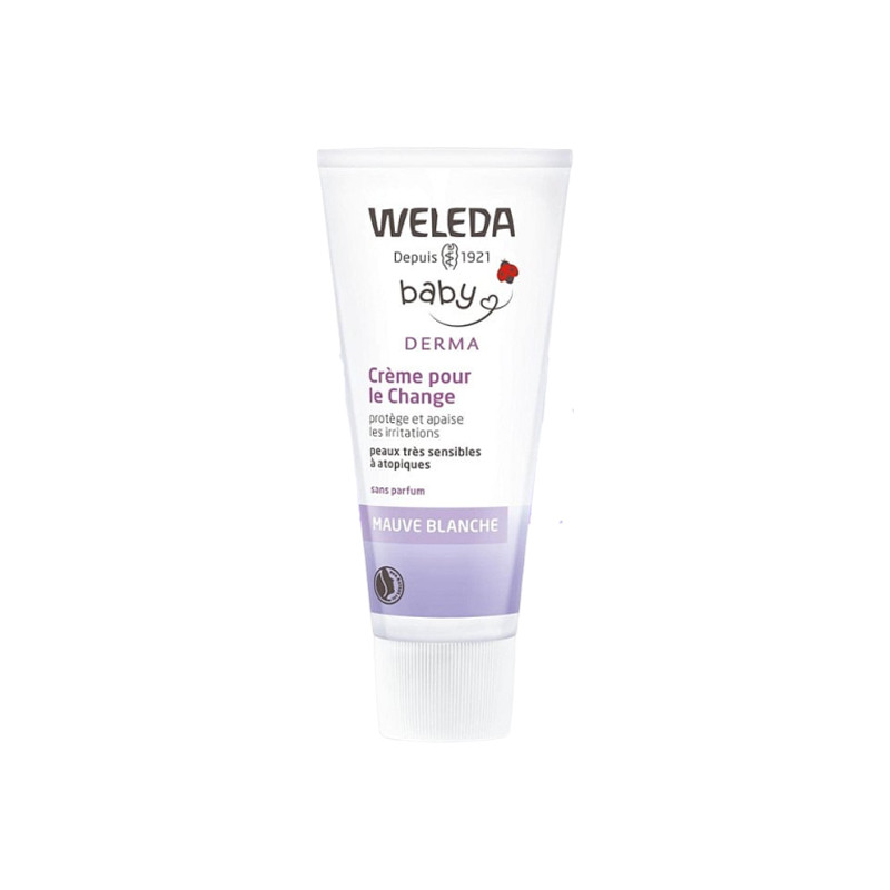 Weleda Baby Derma Crème pour le change mauve blanche 50ml