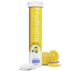 Hydratis Solution d'hydratation arôme citron & fleurs de sureau 20 comprimés effervescents