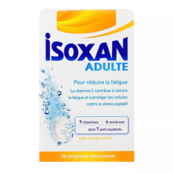 Isoxan Adulte 20 comprimés effervescents