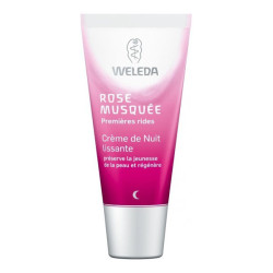 Weleda Crème de Nuit lissante Rose musquée & Thé blanc 30ml