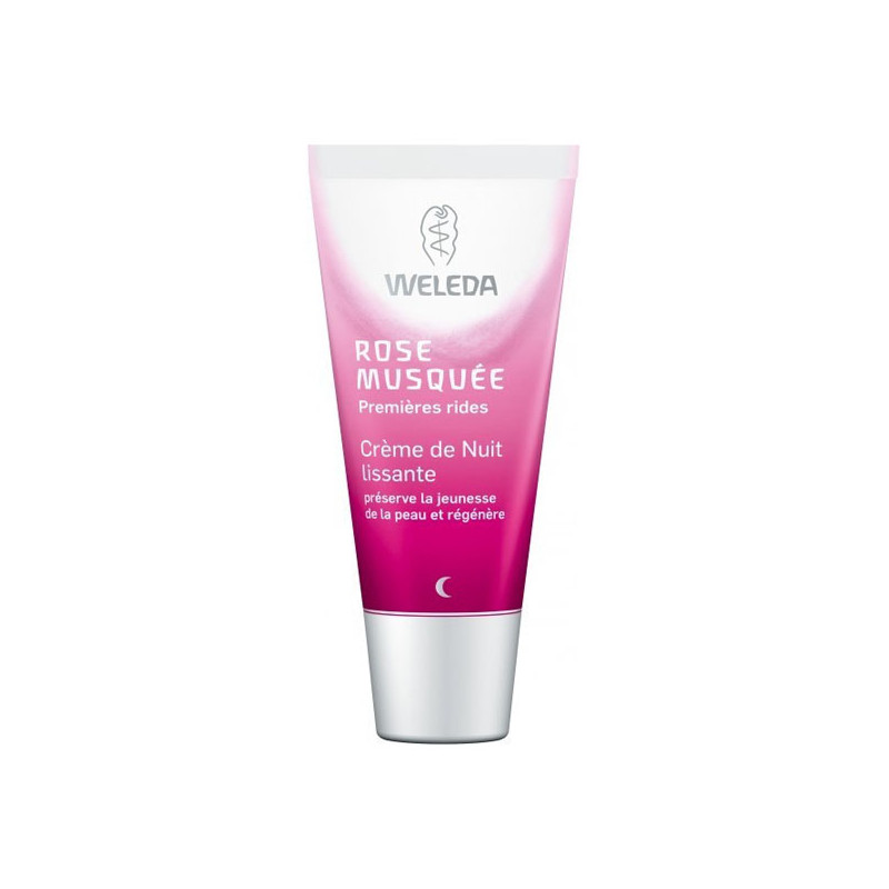 Weleda Crème de Nuit lissante Rose musquée & Thé blanc 30ml