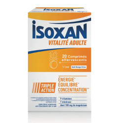 Isoxan Vitalité Adulte 20 comprimés effervescents