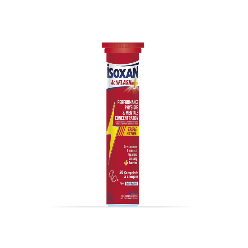 Isoxan ActiFlash+ Triple action 20 comprimés à croquer