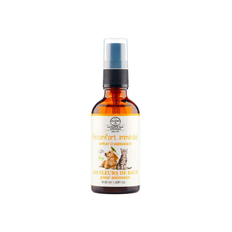 Elixir&Co Réconfort Immédiat Spray d'ambiance animaux 50ml