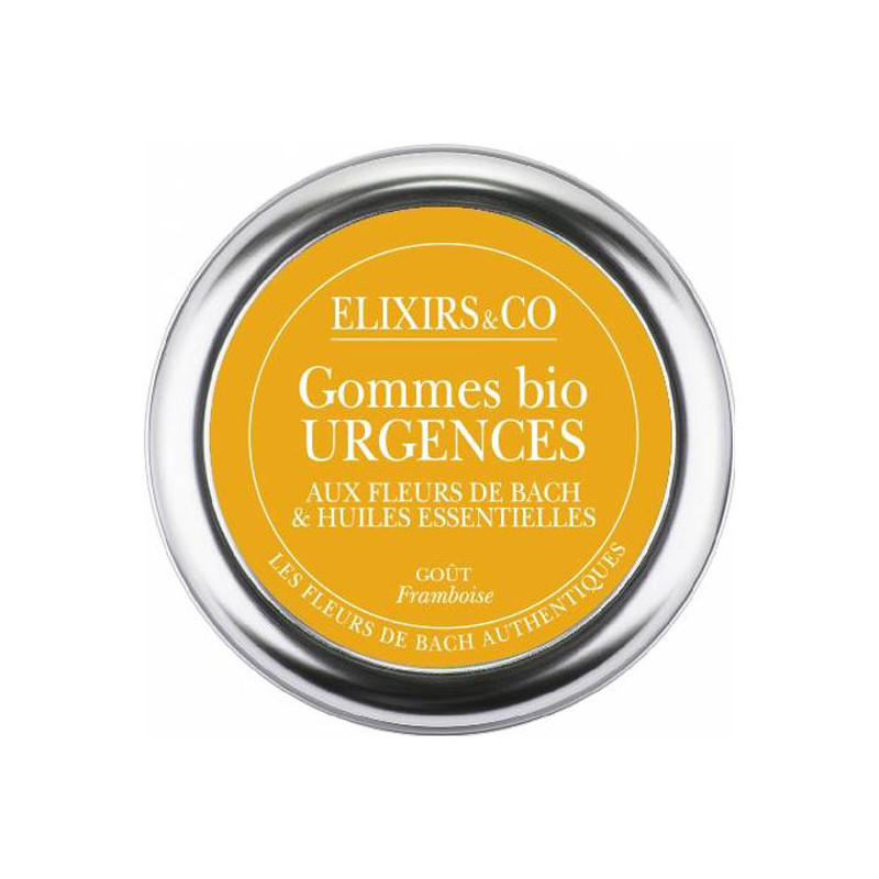 Elixirs&Co Gommes Urgences aux Fleurs de Bach 45gr