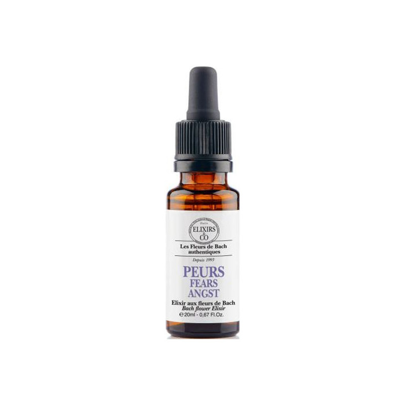 Elixirs&Co Peur Élixirs aux Fleurs de Bach 20ml