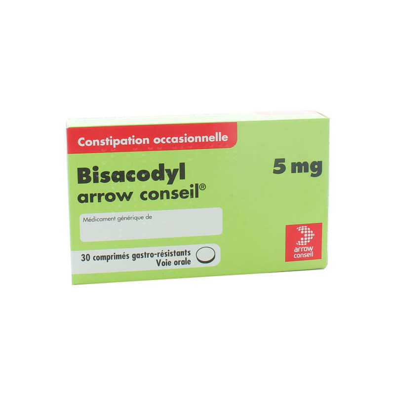 Arrow Bisacodyl 5mg 30 comprimés