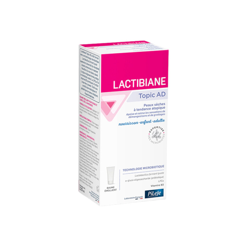 Pilèje Lactibiane Topic AD Baume émollient 125ml