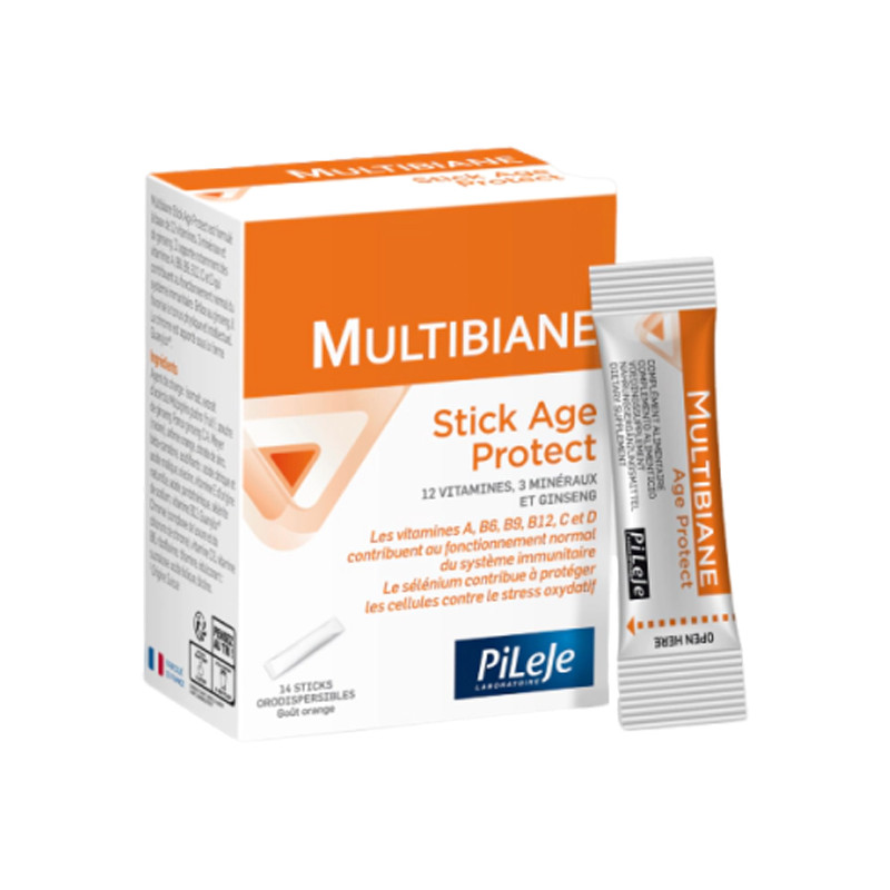 Pileje Multibiane Age protect 14 sticks orodispersibles