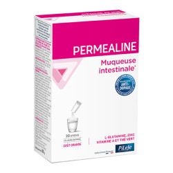 Pileje Perméaline Muqueuse intestinale goût orange 20 sticks