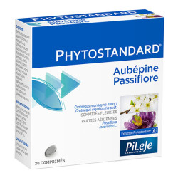 Pileje Phytostandard Aubépine Passiflore 30 comprimés