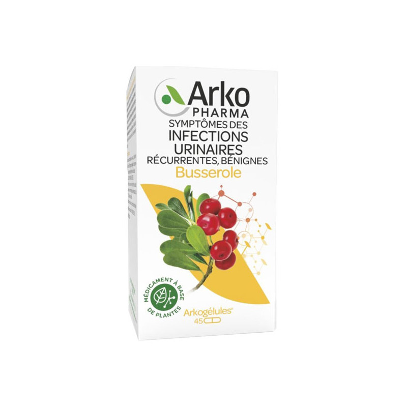 Arkopharma Arkogélules Busserole 45 gélules