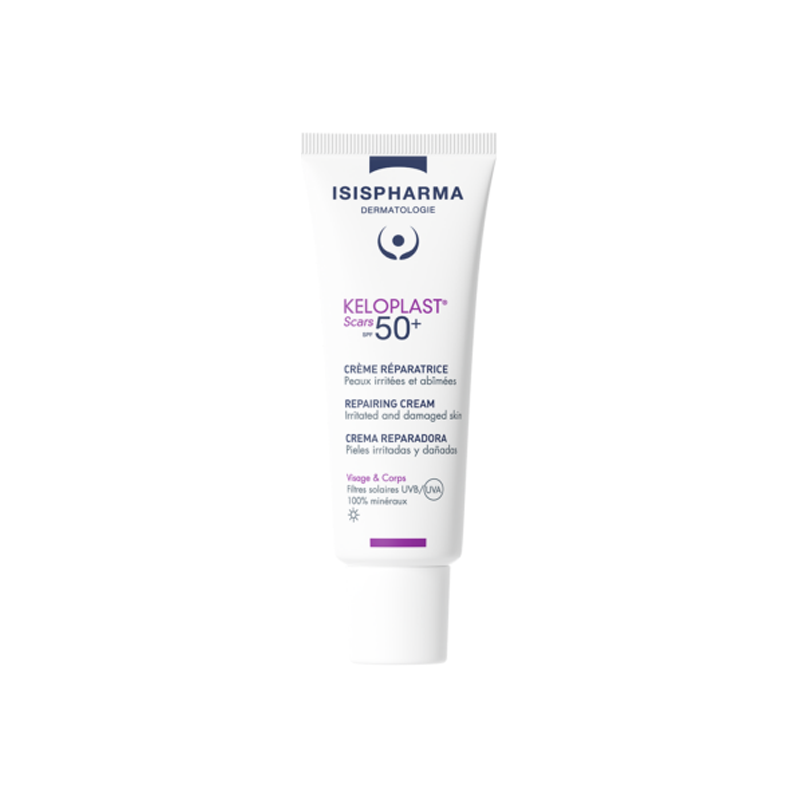 Isispharma Keloplast Scars Crème réparatrice SPF50+ 40ml